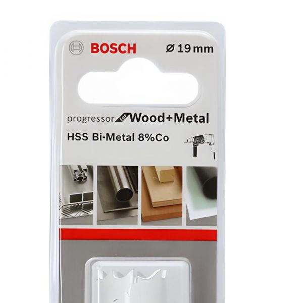 Serra Copo Progressor para Madeira e Metal 19mm 3.4 Pol Bosch