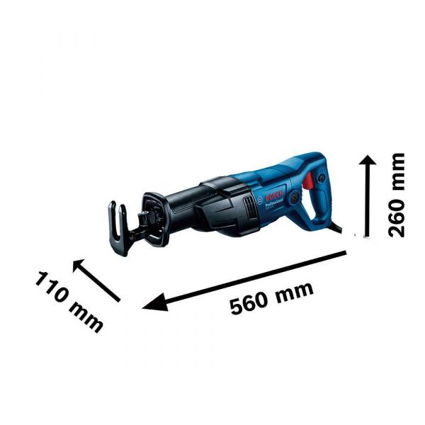 Serra Sabre Bosch GSA 120 1200W 220V com 1 lâmina de serra