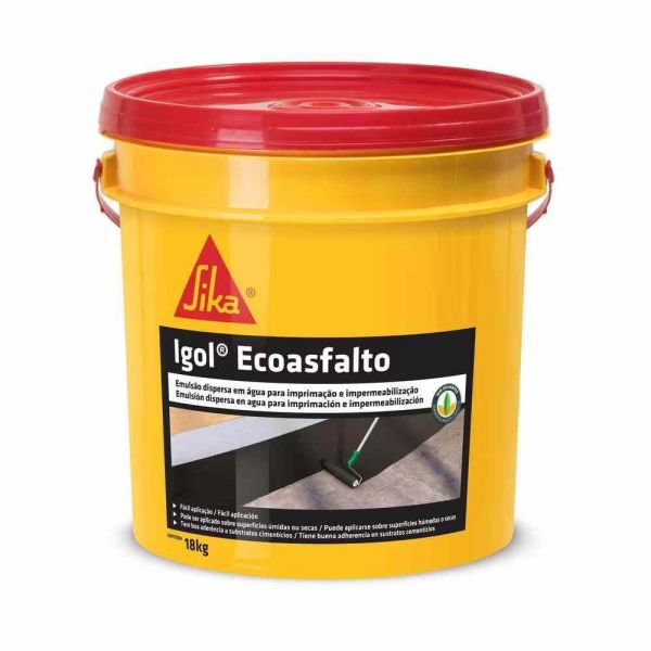 Igol Ecoasfalto Impermeabilizante 18 Litros Sika