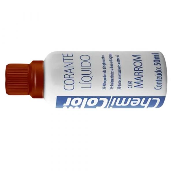Corante Líquido Marron 50ml Chemicolor