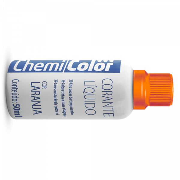 Corante Líquido Laranja 50ml Chemicolor