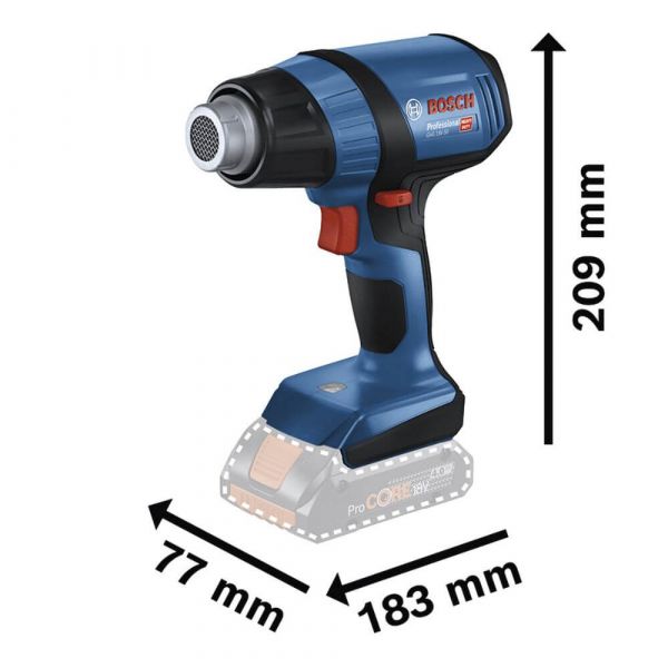 Soprador térmico Bosch GHG 18V-50 18V SB | Sem bateria