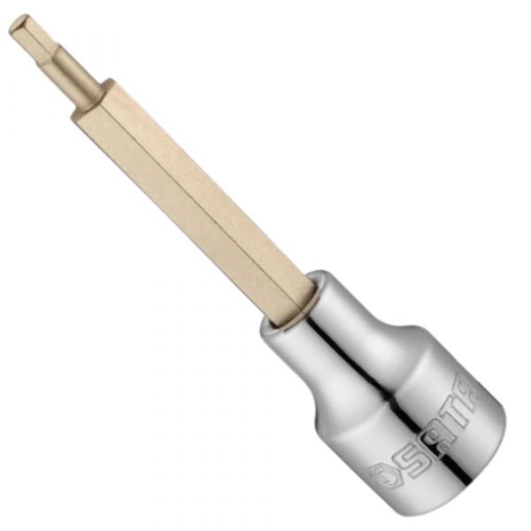 Soquete Bit Hexagonal Longo 1/2 Pol. 10mm Sata