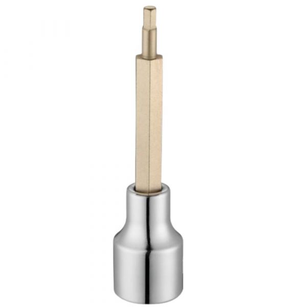 Soquete Bit Hexagonal Longo 1/2 Pol. x 17mm Sata