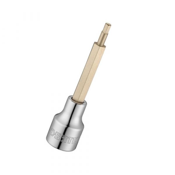 Soquete Bit Hexagonal Longo 1/2 Pol. x 6mm Sata