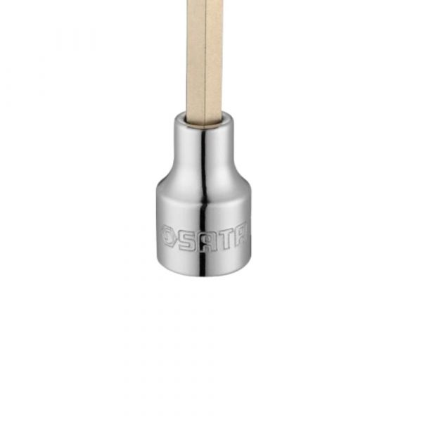 Soquete Bit Hexagonal Longo 1/2 Pol. x 6mm Sata
