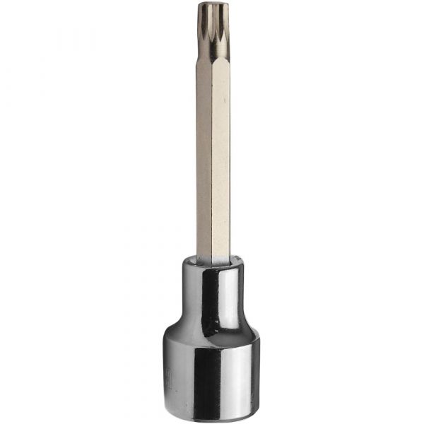Soquete Bit Multidentado Longo M16 1/2 Pol. x 100mm Sata
