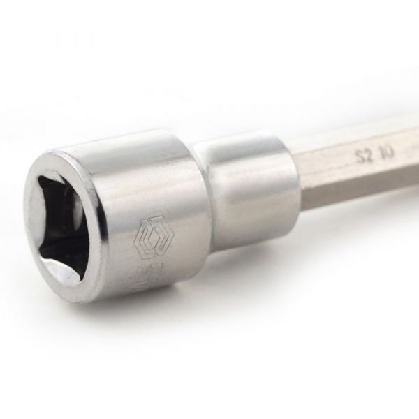 Soquete Bit Multidentado Longo M16 1/2 Pol. x 100mm Sata
