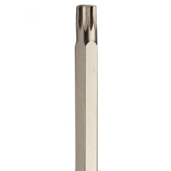 Soquete Bit Multidentado Longo M8 1/2 Pol. x 100mm Sata