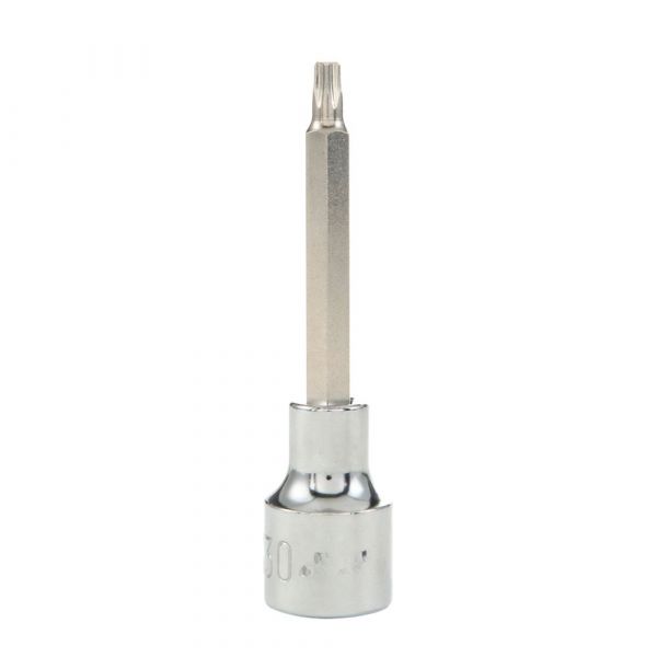 Soquete Bit Torx Longo T60 1/2 Pol. Sata