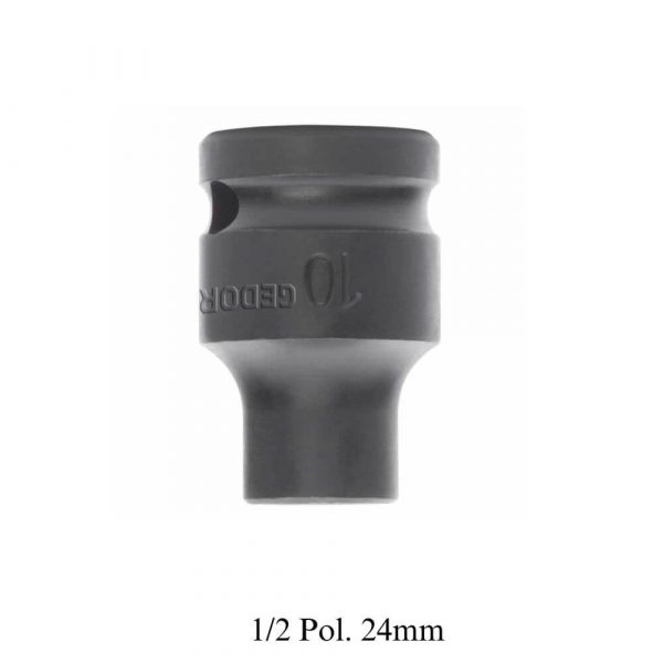Soquete de Impacto Sextavado 1/2 Pol. 24mm Gedore Red