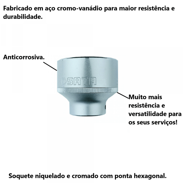 Soquete Estriado 3x4