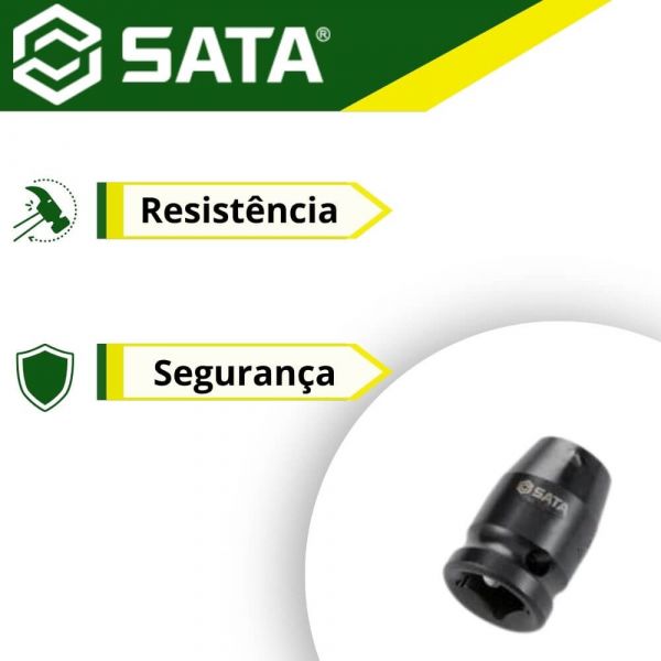 Soquete De Impacto Sextavado 19mm Com Encaixe 1/2