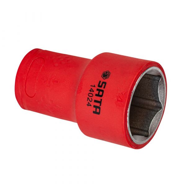 Soquete Sextavado Isolado VDE 1/2 Pol. 10mm Sata