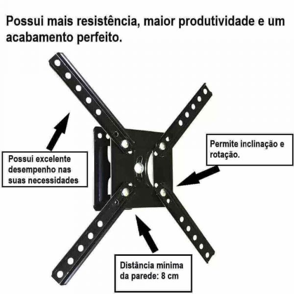 Suporte Articulado Para TV TRI-ARTIC. 10-55