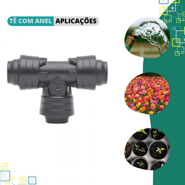 Tê 16mm Com Anel Implebras
