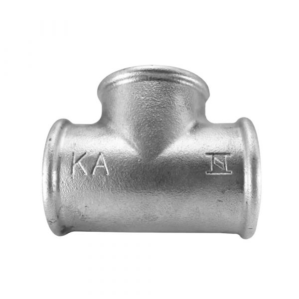 Tê 90° Galvanizado 1/2 Pol. Fêmea x Fêmea x Fêmea Remadi