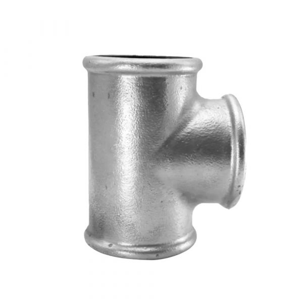 Tê 90° Galvanizado 1/2 Pol. Fêmea x Fêmea x Fêmea Remadi