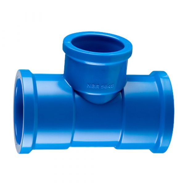 Tê Redução Soldável Irrigação 50x25mm Viqua