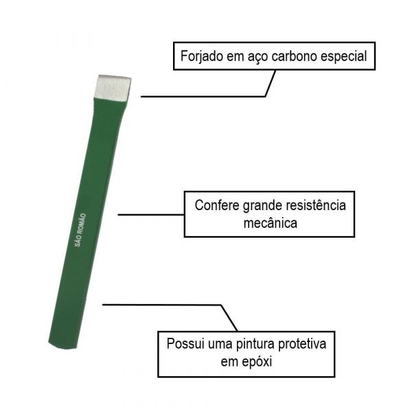 Talhadeira Aço Chato 8