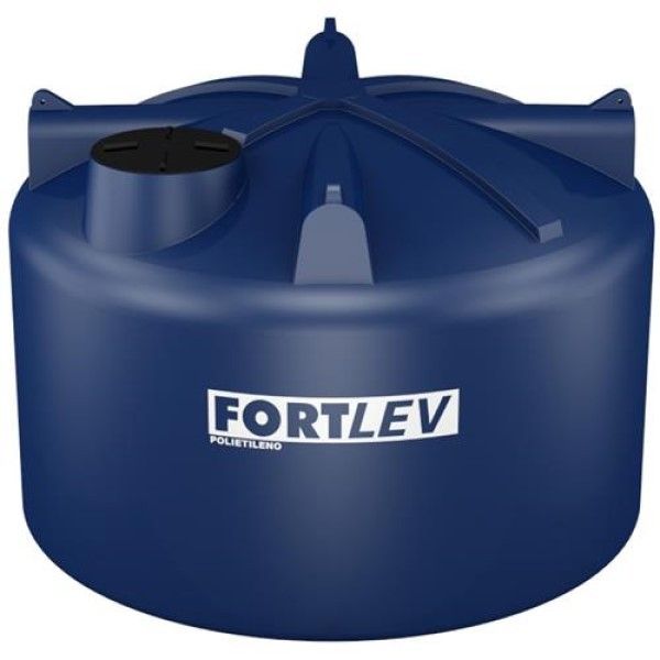 Tanque de Polietileno 20.000 Litros com Tampa de Rosca Fortlev