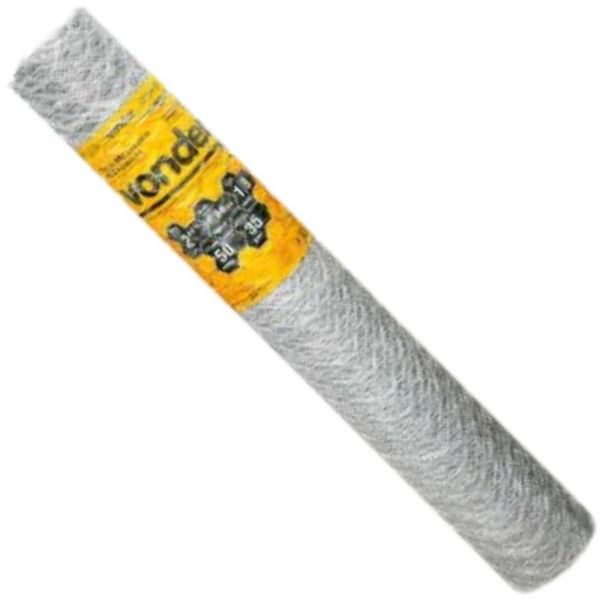 Tela Metálica Hexagonal para Galinheiro 50 x 1,8 Metros Malha 2 Pol. 18 BGW Vonder