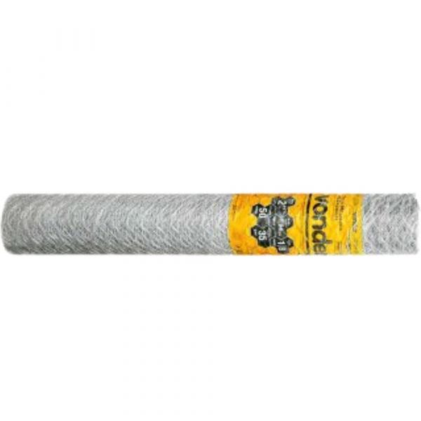 Tela Metálica Hexagonal para Galinheiro 50 x 1,8 Metros Malha 2 Pol. 18 BGW Vonder