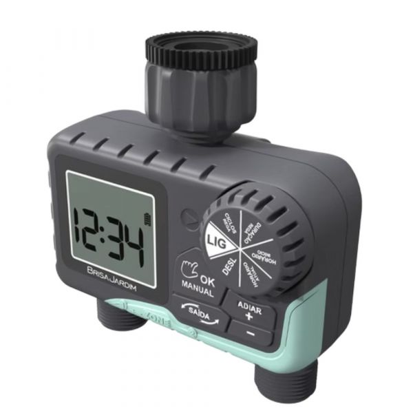 Temporizador Digital para Irrigação 2 Saídas TIE21 Brisa Jardim