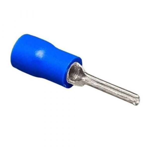 Terminal Pino Pré Isolado Azul Hellermanntyton