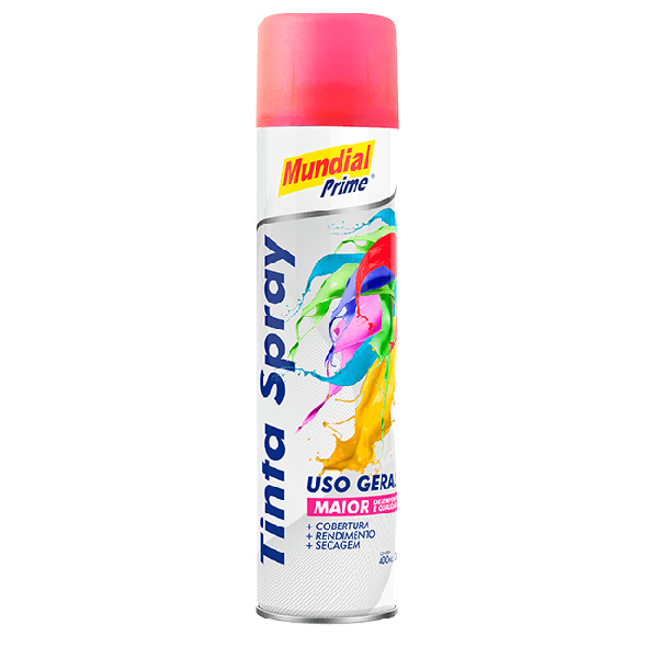 Tinta Spray Vermelho Luminosa 400ml Prime