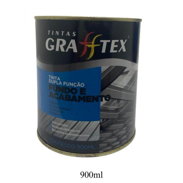 Tinta Brilhante Amarelo Segurança Dupla Função 900ml Grafftex