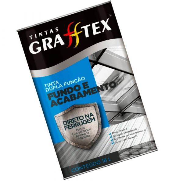 Tinta Dupla Função Brilhante Azul França 18L Grafftex
