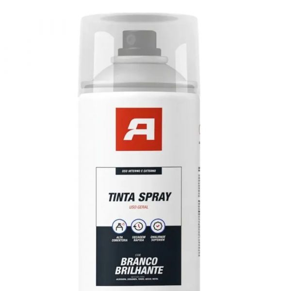 Tinta Spray Branco Brilhante 400ml Autofix