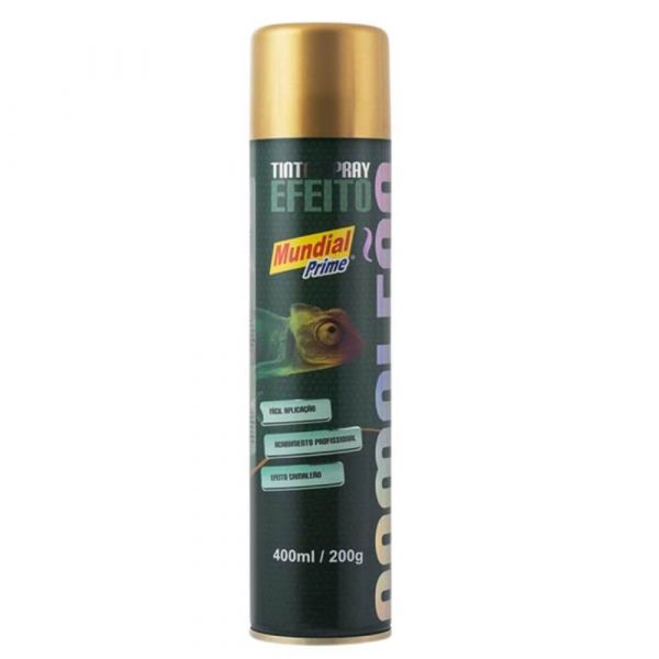 Tinta Spray Camaleão Amarelo 400ml Mundial Prime