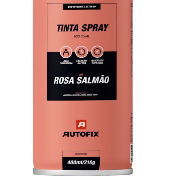 Tinta Spray Rosa Salmão 400ml Autofix