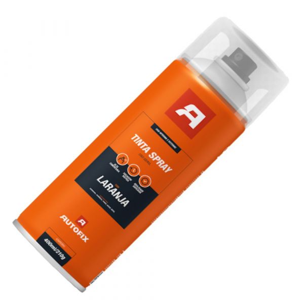 Tinta Spray Uso Geral 400ml Laranja Autofix
