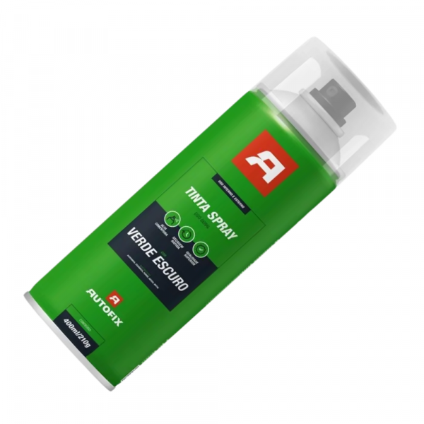 Tinta Spray Uso Geral Verde Escuro 400ml Autofix