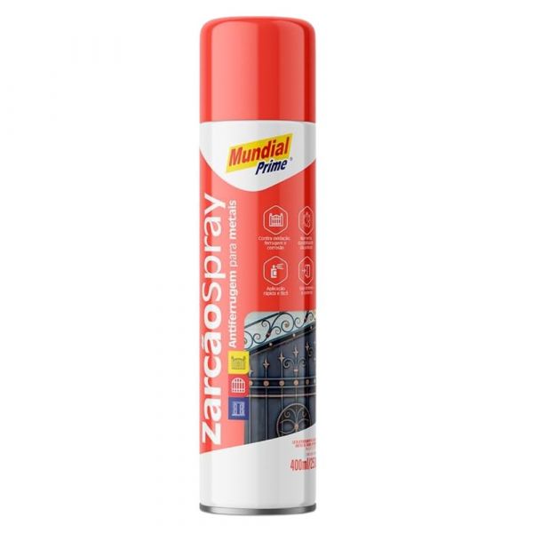 Tinta Spray Zarcão 400ml Mundial Prime
