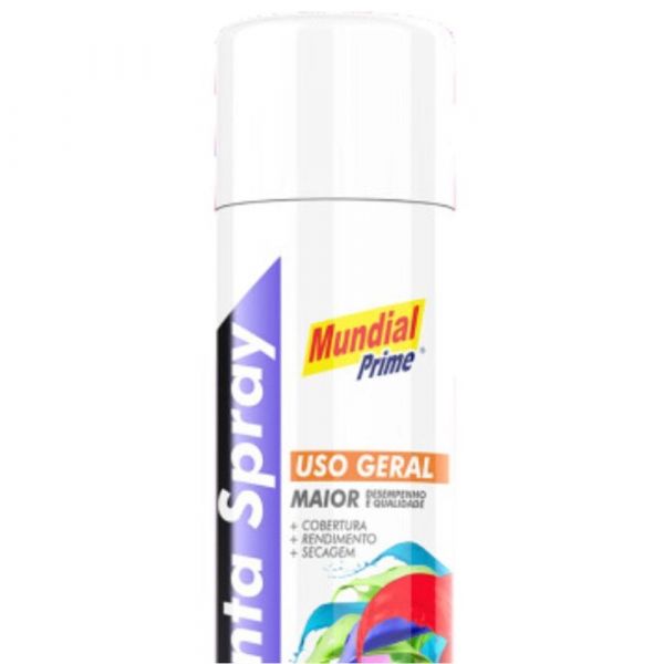 Tinta Uso Geral Branco Semi Brilho 400ml Mundial Prime
