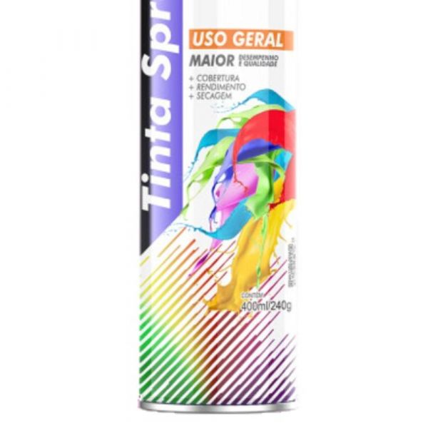 Tinta Uso Geral Branco Semi Brilho 400ml Mundial Prime