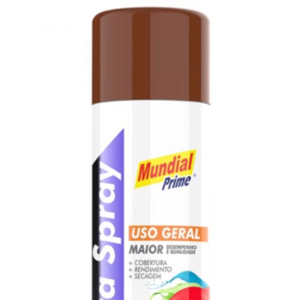 Tinta Uso Geral Marrom 400ml Mundial Prime