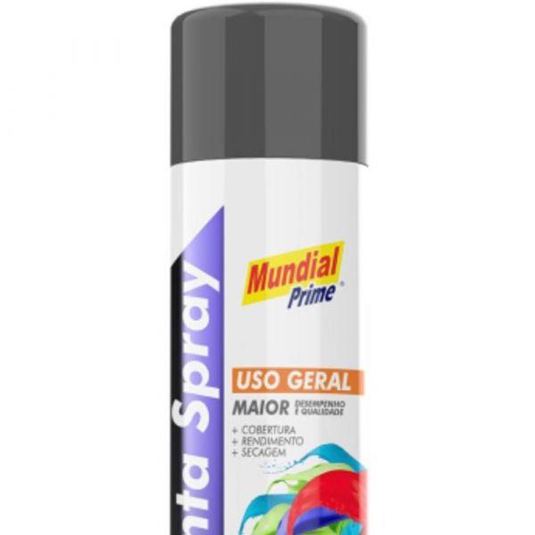 Tinta Uso Geral Sub Grey 400ml Mundial Prime