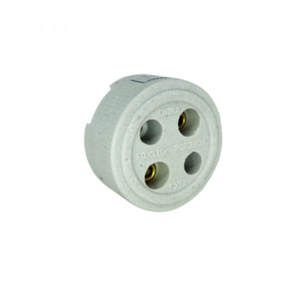 Tomada Elétrica De Porcelana 2 X 30A Foxlux