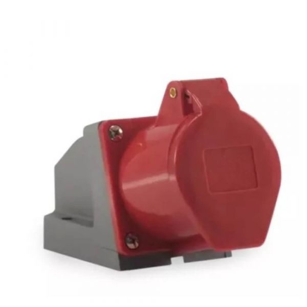 Tomada Industrial Sobrepor 32A 2P+T Soprano