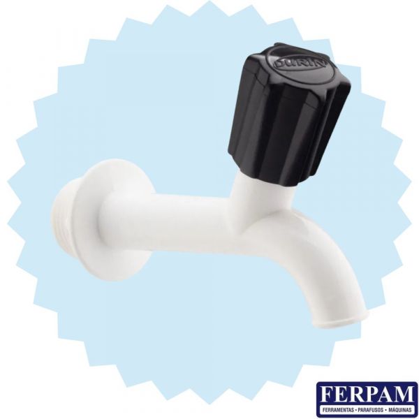 Torneira Plástica para Tanque 3/4'' Durin