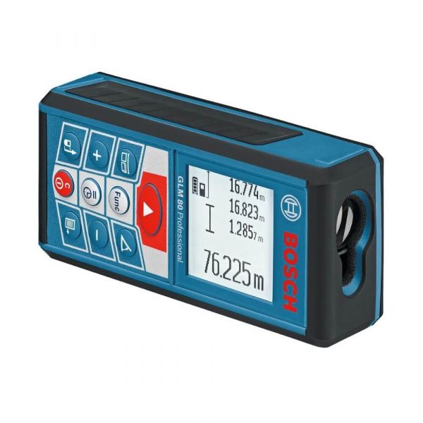 Trena Laser até 80M GLM-80 com Bolsa de proteção Bosch