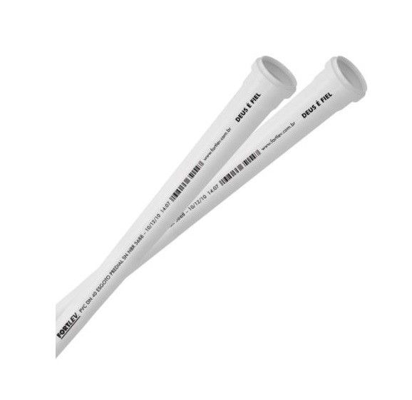 Tubo para Esgoto Serie Normal 6 Metros DN-200 Fortlev 11002001