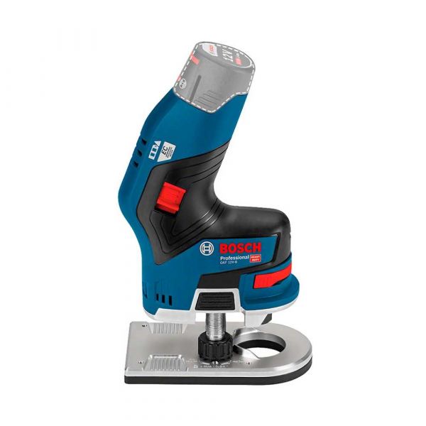Tupia à bateria Bosch GKF 12V-8, 12V SB com 2 pinças