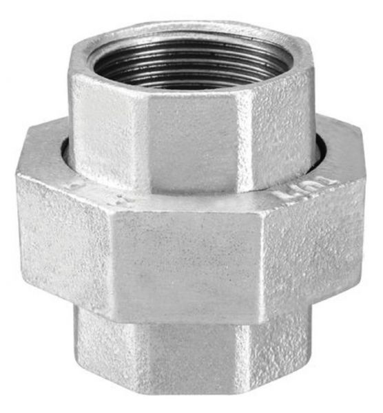União Galvanizada Com Assento Em Bronze 2.1/2