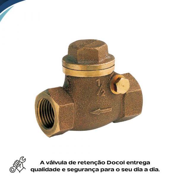 Válvula de Retenção Horizontal 1/2